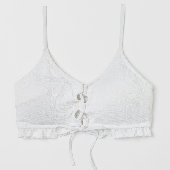 Lace-up Ruffle Bikini Set - Picture 5 of 8